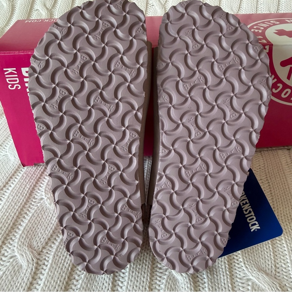 Birkenstock Roma Kids Sandal 8 Lavender Blush NEW Summer Slides Cute Girls Shoe - Picture 5 of 9